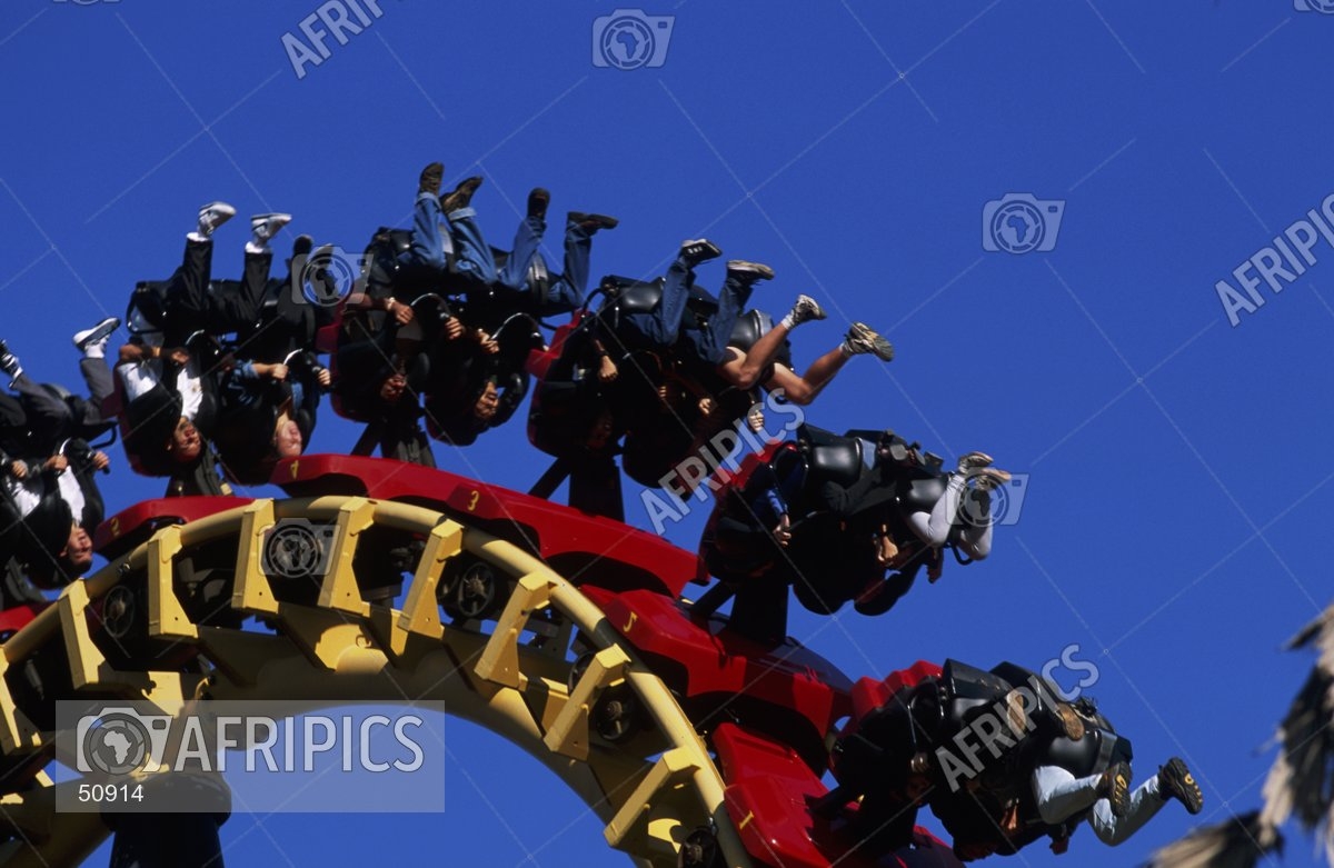 AFRIPICS Joyriders hang upside down on the intimidating